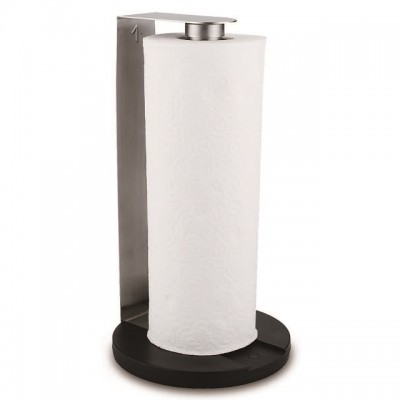 3-in-1 Wall and cabinet mounted Easy Tear Stainless Steel Paper Towel Holder for Kitchen and Bathroom