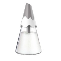 Glass Sugar Shaker Sugar Jar Sugar Dispensing Container Snow Mountain shaped top in 200ml