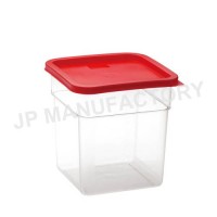 Unbreakable Clear 7L plastic food container with lid