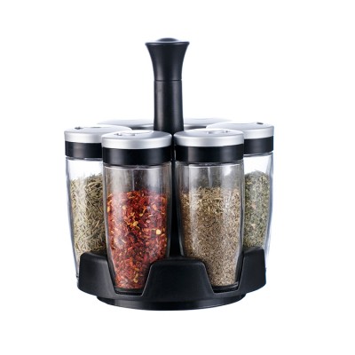 16 Pcs Glass Spice Jars/Bottles, Shaker Lids and Airtight Metal Caps, 4oz Empty Round Spice Containers